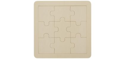 Wooden nine piece puzzle Alvaro