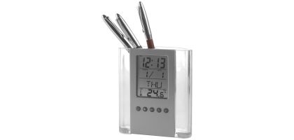 ABS pen holder with clock Carter