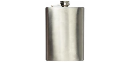 Stainless steel hip flask Benedict