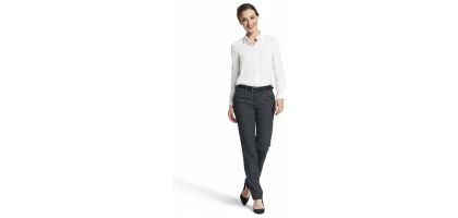 Betty Women's Long Sleeve Moss Crepe Shirt