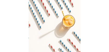Disposable 3-ply Straight Drinking Paper Straw