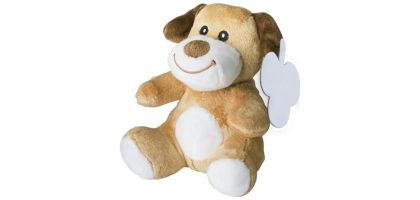 Plush toy dog Valentina