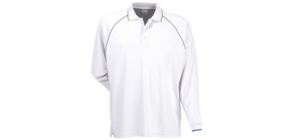Stencil Mens Cool Dry Polo L/S