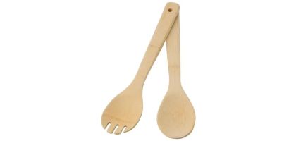 Bamboo salad cutlery Elara