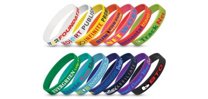 Silicone Wrist Band - Indent