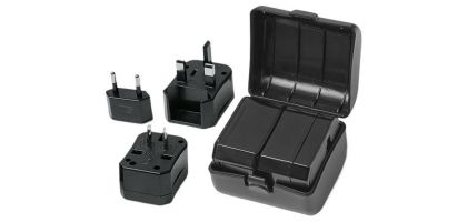 Universal Travel Adapter Black