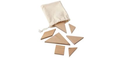 Natural wooden tangram puzzle Ulrike