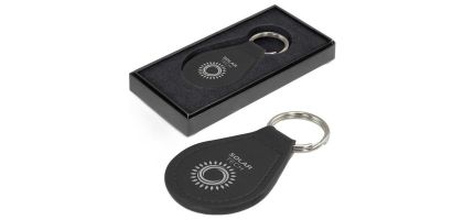 Prince Leather Key Ring - Round