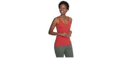 St Germain Women's Slub Racer Back Tank Top