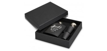 Dalmore Hip Flask Gift Set