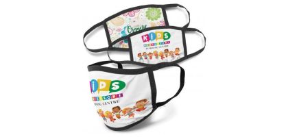 Full Colour 3-Ply Reusable Face Mask - Indent