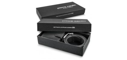Pierre Cardin Leather Wallet  Belt Gift Set