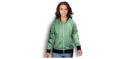Custom Womens Sports Zipped Hoodie