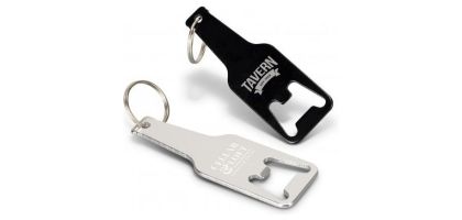 Beverage Bottle Opener Key Ring