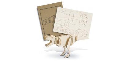BRANDCRAFT Tyrannosaurus Rex Wooden Model