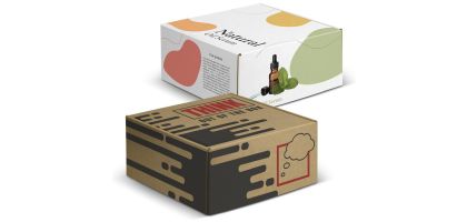 Die Cut Box with Locking Lid - 225x225x113mm