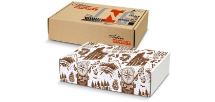Die Cut Box with Locking Lid - 300x225x75mm