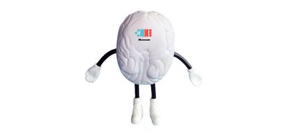 Brain with Hand And Leg Shape Stress Reliever