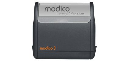Modico 3 stamp 49x15mm imprint
