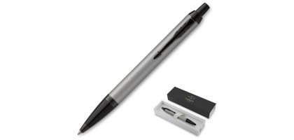 Metal Pen Ballpoint Parker IM - Achromatic Matte Grey BT