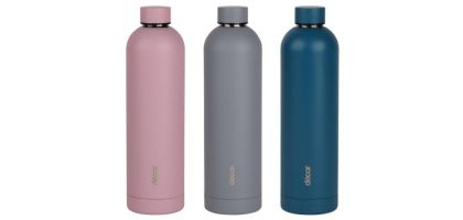 Screw Top Double Wall Stainless Steel Bottle 1L