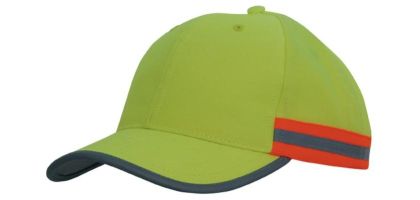 Hi Vis Cap with Reflective Tape