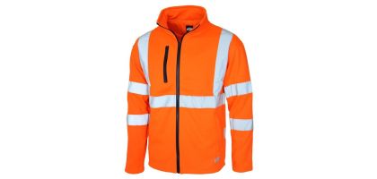 Hi Vis CSR Taped X Back Softshell Jacket