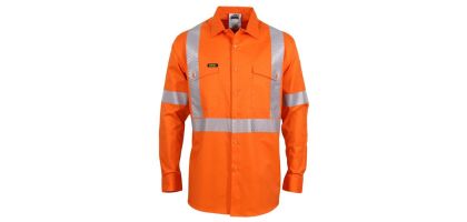HiVis Segment Taped Coolight "X" Back Shirt