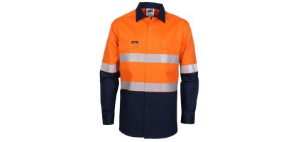 HiVis 2 Tone Segment Taped Coolight Shirt
