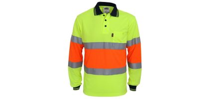 Hi-Vis Cool-dry 2T Bio-motion D/N Polo