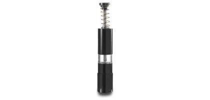 Metal Salt Or Pepper Mill With Spring Dispenser