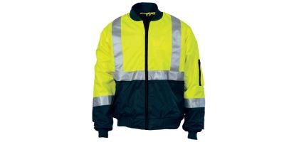 HiVis D/N 2 Tone Bomber Jacket With CSR R/Tape