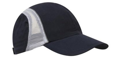 Micro Fibre & Mesh Sports Cap with Reflective Trim
