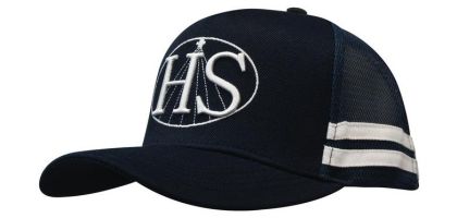 Amercian Premium Twill with Mesh Deep Fit Trucker with Stripes