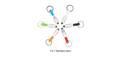 Magnetic Charging Cable with Keyring