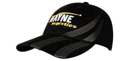 Brushed Heavy Cotton Cap with Tyre Tracks