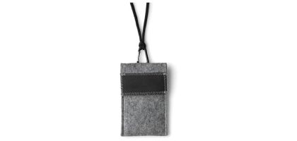 Mobile Phone Holder With A Neck Cord And Safety Release