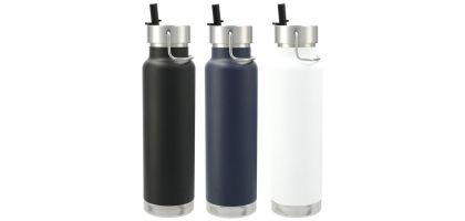 Thor Copper Vacuum Insulated Bottle 740ml Straw Lid