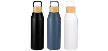 Aspen Recycled Bottle with Bamboo Lid - 1L