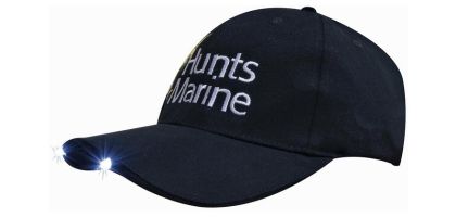 Brushed Heavy Cotton Cap with Led Lights in Peak