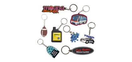 Custom Shape PVC Keyring