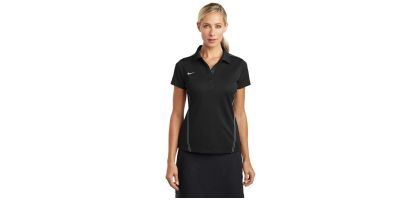 Nike Ladies Dri-FIT Sport Swoosh Pique Polo