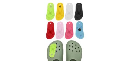 Thongs Shape Clog Shoe Charms