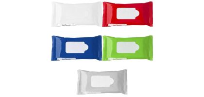 Plastic bag with 10 wet tissues Salma