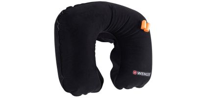 Wenger Inflatable Neck Travel Pillow with Earplugs