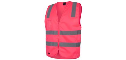 Hi Vis (D+N) Zip Safety Vest