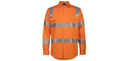 Hi Vis (Day & Night) Long Sleeve 150G VIC Rail W/Shirt