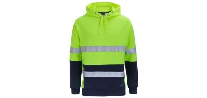 Hi Vis D+N 330G Pull Over Hoodie