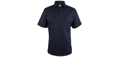 Close Front Short Sleeve 150g Work Shirt