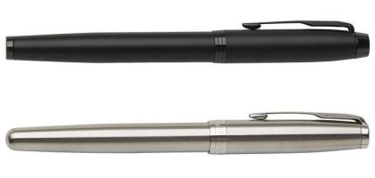 Parker IM brass and chrome rollerball pen